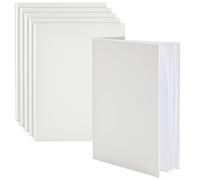 Paper Junkie Libros de tapa dura en blanco para que los niños escriban historias, álbum de recortes sin forro y diario, 18 hojas/36 páginas cada una, 8.5 x 11 pulgadas (paquete de 6)