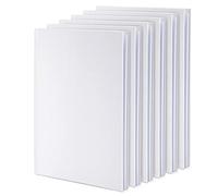 Paper Junkie Libros en blanco para que los niños escriban historias - 15,2 x 20,3 cm, blanco, paquete de 6 - Cuadernos de bocetos de tapa dura sin líneas - Cuaderno de dibujo para niños