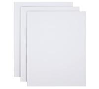 Paper Junkie Libros en blanco para que los niños escriban historias, 8.5 x 11 pulgadas, tapa dura blanca, paquete de 3, diario sin forro y álbum de recortes con 36 páginas de papel sin ácidos para