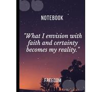 Paper Line Notebook with Affirmations for every day: 100 Powerful Affirmations (Freedom)