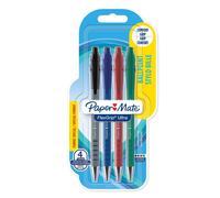 Paper Mate 2027736 FlexGrip Ultra, Bolígrafos retráctiles, Punta mediana, Paquet