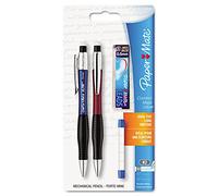 Paper Mate ComfortMate Ultra - Juego de lápices mecánicos para principiantes, mina HB, 0,5 mm, varios colores de barril, paquete de 2 lápices