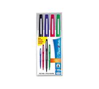 Paper Mate Flair - Bolígrafos de punta de fieltro, color 4 unidades.
