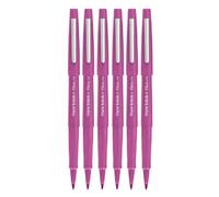 Paper Mate Flair - Rotulador de punta media de fieltro (6 unidades), color orquídea