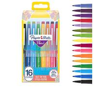 Paper Mate Flair rotulador | punta mediana (0,7 mm) | colores surtidos | estuche de 16