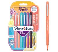 Paper Mate Flair rotulador, punta mediana de 1,1 mm, colores Tropical, paquete de 6