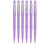 Paper Mate Flair - Rotuladores de punta media (6 unidades), color lila