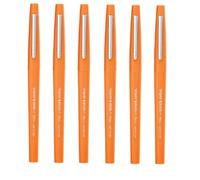 Paper Mate Flair - Rotuladores de punta media (6 unidades), color mandarina