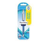 Paper Mate Flexgrip Elite bolígrafo retráctil, punta mediana (1,4 mm), azul