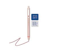 Paper Mate Glide G610 - Bolígrafos retráctiles de gel Stylo de color rojo, punta fina, fácil agarre, 0,5 mm, 1 paquete (rojo)