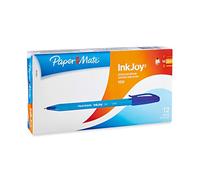 Paper Mate InkJoy 100 Stick Pen 1.0 mm, Blue Ink, Dozen
