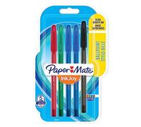 Paper Mate InkJoy 100ST bolígrafos | punta fina (0,7 mm) | colores surtidos clásicos | paquete de 5