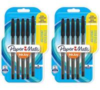 Paper Mate InkJoy 100ST bolígrafos | punta fina (0,7 mm)| tinta negra | paquete de 10