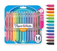 Paper Mate InkJoy bolígrafo de gel | punta media (0,7mm) | colores variados | paquete de 14