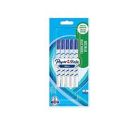 Paper Mate Mini+ Eradicator, punta fina, azul, paquete de 5