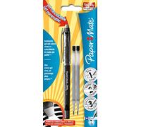 Paper Mate Replay Premium - Bolígrafo de tinta gel, color negro