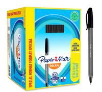 Paper Mate S0977410 - Bolígrafo con capuchón, punta media de 1 mm, caja de 100,