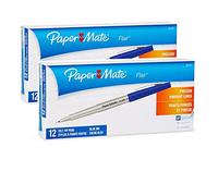 Paper Mate : Ultra Fine Flair marqueur, Argent BRL, encre bleue, Ultra Fine PT - :-Vendu comme 2 paquets de - 12 -/- Total de 24 chaque