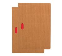 Paper-Oh Cahier Ondulo - Naturel / Naturel - A5 - Ligné - 80 p.