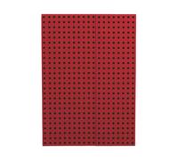 Paper-Oh Rouge sur Noir - B5 - Ligné - 112 p. (Quadro)