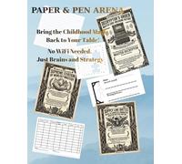 Paper & Pen Arena: Classic Games from the Back Row: A Nostalgic Collection of Airplanes War, Hangman, Supply Line Battle and Categories. 5 Merit Certificates Included! No WiFi Needed.