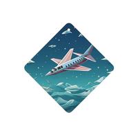 Paper Plane - Ambientadores para coche, 6 unidades, divertidos ambientadores colgantes para coche, lindos y duraderos con aroma a espejo, adornos de decoración para regalo, accesorios de decoración