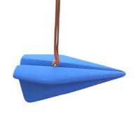 Paper Plane Vehicle Pendant - Scented Air Freshener Display, Aviation Inspired Hanging Decoration, Artistic Aroma Diffuser Accessory | Windshield Mirror Decor for Daily Driving