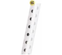 Paper Poetry - 99001.62.53 papel regalo, blanco lunares 200 x 70 cm plata