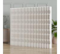 Paper Portable Room Dividers,Paper Retractable Room Divider,Folding Paper Room Divider,Paper Room Divider,Paper Room Divider Screen,Suitable For Home,Office,Living Room,B,One Color-98.4X70.8X16.9In