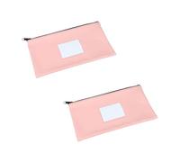 Paper Products - Bolsa de almacenamiento con ventana de identificación transparente, 28 x 15,5 cm, bolsillo impermeable para documentos