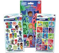 Paper Projects 01.70.24.110 PJ Masks Paquete de pegatinas grandes | Perfecto para álbumes de recortes y decoración | Reutilizable en superficies no porosas