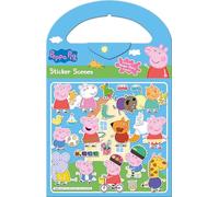 Paper Projects 01.70.29.010 Peppa Pig Activity Set-Includes Six Scenes and Over 50 Reusable Stickers, Blue, 23.5cm x 15.5cm