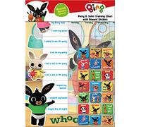 Paper Projects Bunny Tabla de recompensas Bing Potty & Training y calcomanías Reutilizables, Multicolor, 29.7cm x 42cm (01.70.30.014)