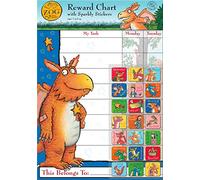 Paper Projects Julia Donaldson recompensas Zog con 56 calcomanías Brillantes, la Tabla es fácil de Limpiar, Color Azul, 29.7cm x 42cm (01.70.30.035)