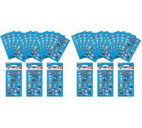 Paper Projects Paquete de calcomanías para bolsas de fiesta de Paw Patrol (18 hojas) | Perfecto para fiestas infantiles y rellenos de calcetines | Se puede utilizar para decoración y álbumes de