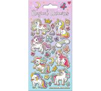 Paper Projects- Paquete de calcomanías Reutilizables Brillantes de Unicornios mágicos (01.70.04.062)