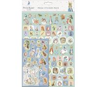 Paper Projects, Pegatinas para Niños Peter Rabbit, Hoja A4 Brillante & Stickers con Foil & Pegatinas Troqueladas Reutilizables, Set Creativo Infantil, 210 x 350 mm (150 Pegatinas Aproximadamente)