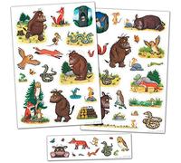 Paper Projects The Gruffalo - Pegatinas de Pared de Vinilo Decorar dormitorios y Muebles de niños, Bordes Multicolor/Transparentes, Varios tamaños