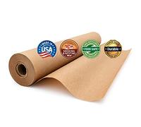 Paper Pros - Rollo de papel para carnicero (45,7 x 30,5 m), sin blanquear, sin encerar y sin revestimiento para fumar y descansar carne, color marrón