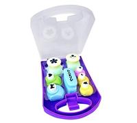 Paper Punch, Hole Puncher, Kids Embossing Kit, 8 Piece Shaped Set, Scrapbooking Craft Tools, Star and Flower Punch, Shaping Hole Punches 21.5x14x4.7cm for Crafting Accessories