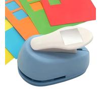 Paper Punches For Crafting - Ergonomic Handmade Square Scrapbook Supplies - Handmade Card Hole Punch Craft Tools | For Kids Family Stamp Photo Card Making Journaling Home Classroom Office Party