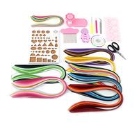 Paper Quilling Craft Kit 18pc DIY Tool Set with 960 Strips 3mm 5mm Quilling Paper for Scrapbooking Card Making Art Projects (3mm)