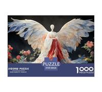 Paper Quilling Kirigami Digital Art of An Top 1000 Pcs Ökopapier Puzzle Fake Angel-Style Stressabbau Kreatives Spiel Puzzles Als Wohnaccessoires 38x26cm/1000pcs