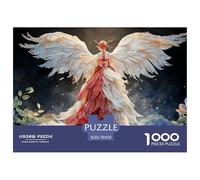 Paper Quilling Kirigami Digital Art of An Top 1000 Stück Stabiler Karton Puzzle Fake Angel-Style Lebendige Bilder Kreatives Spiel Puzzles Als Wohnaccessoires 70x50cm/1000pcs