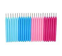 Paper Quilling Tools Rolling Needle Pen 24pcs 4 Colors Comfortable Grip DIY Craft Art Tool for Greeting Card Making Holiday Decoration Plastic and Metal Christmas Gifts