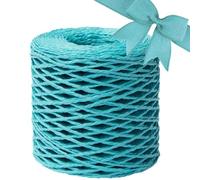 Paper Raffia Ribbon Yarn - 150m 3mm 88g Craft Rope Crochet Knitting Raffia Thread For Beach Bag Hat Toy DIY Decoration Expandable Flexible Handmade Art Supply Lightweight Durable UK Use