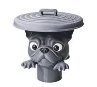 Paper Roll Holder - Funny Decorative Toilet Paper Storage Wall Mounted | Cute Bulldog Tissue Storage Dispenser | For Homeowner Bathroom Toilet Farmhouse Shelf Apartment Dining Table