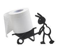 Paper Roll Stand - Ant Design Funny Organizer Rack, Modern Free Standing Toilet Paper Holder with Base, Multi Roll Storage for Bathroom, Home, Apartment, Farmhouse, College Dorm