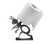 Paper Roll Stand - Ant Design Funny Organizer Rack, Modern Free Standing Toilet Paper Holder with Base, Multi Roll Storage for Bathroom, Home, Apartment, Farmhouse, College Dorm