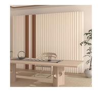 Paper Room Divider, Room Divider 6.56-16.4 Ft Retractable Room Dividers, Freestanding Room Dividers Screen Partition, White And Brown Spliced Thickened Paper Wall Privacy,White-3X2.8 M/9.84X9.19 Ft